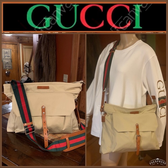 ❗️SOLD on ♏️❗️ GUCCI MESSENGER Unisex RARE Travel in Style💥♥️🔥 Beautiful - Picture 5 of 16